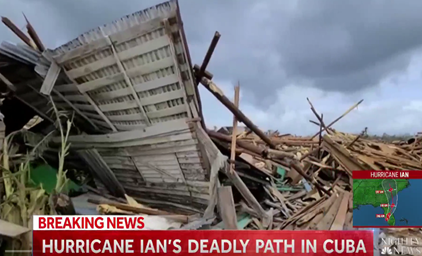 Hurrican Ian devastation in Cuba