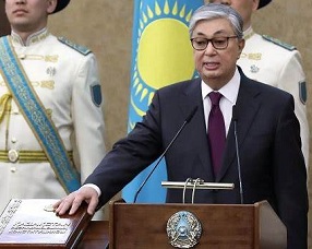 Presidente kazajo jura nueva Constitución
