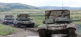 Tanques rusos en Ucrania 2022