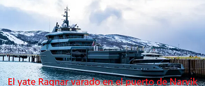 Yate ruso Ragnar varado en Narvik 2022