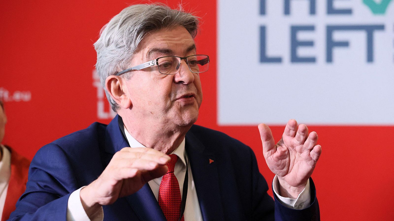 El candidato de La Francia Insumisa Jean-Luc Melenchon