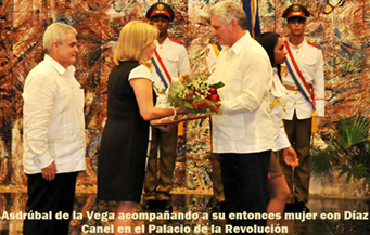Díaz Canel en ceremonia 
