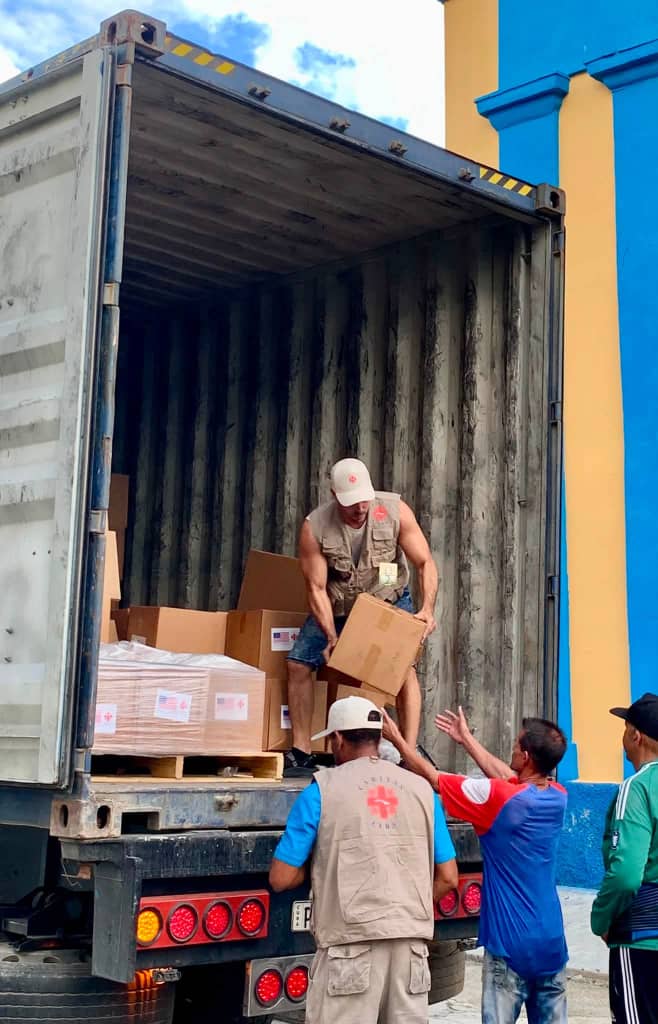 Ayuda humanitaria a Cuba de EEUU