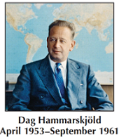 Dag Hammarskjöld, Second UN Secretary General