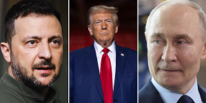 Trump as mediator between Putin and Zelensky