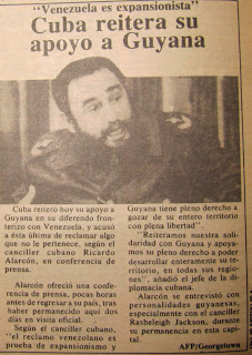 Cuba: apoyo a Guyana. 08-10-1981.