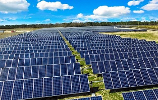 Solar Panels in open country