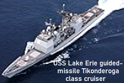 USS missile cruiser Lake Erie