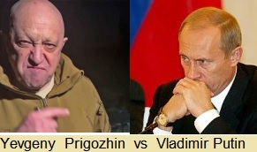 Yevgeny Prigozhin vs Vladimir Putin