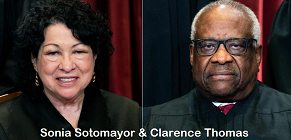 Sonia Sotomayor & Clarence Thomas