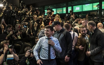 Zelensky celebrates victory in Ukraine