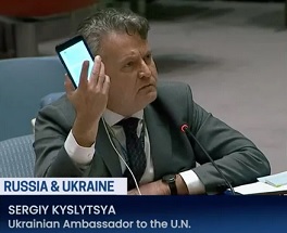 Ukraine's ambassador at the Security Council