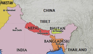 Bangladesh in Southcentral Asia