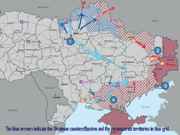 Ukraine war zones Apr.10