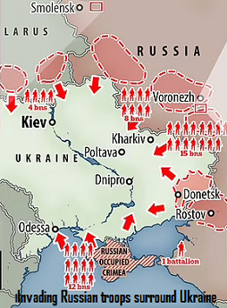 Russia invades Ukraine 2022