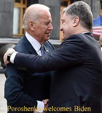 Biden with his friend Poroshenko