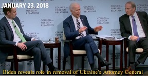 Biden reveals his role in removing Ukraine's Attorey General