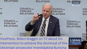 Biden bragging about dismisal of Ukraine's attorney general