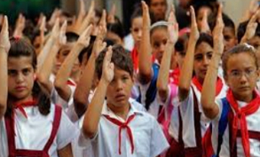 Adoctrinamiento infantil en Cuba