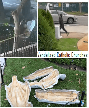 Catholic Churches Vandalized 2020-22