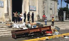 Saqueo de iglesias en Nicaragua