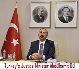Turkey's Justice Minister Abdülhamit Gül