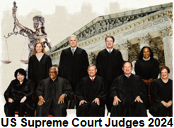 US Supreme Court judges 2024
