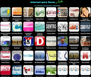 Paquete de descargas de la WEB para Cuba