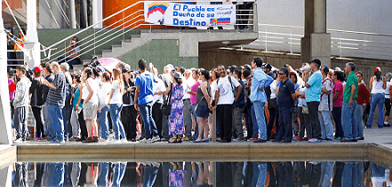 Long queues at Venezuela's polling stations