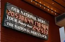 US National Debt en agosto de 2017