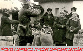 Confiscación de granos en el Holodomor